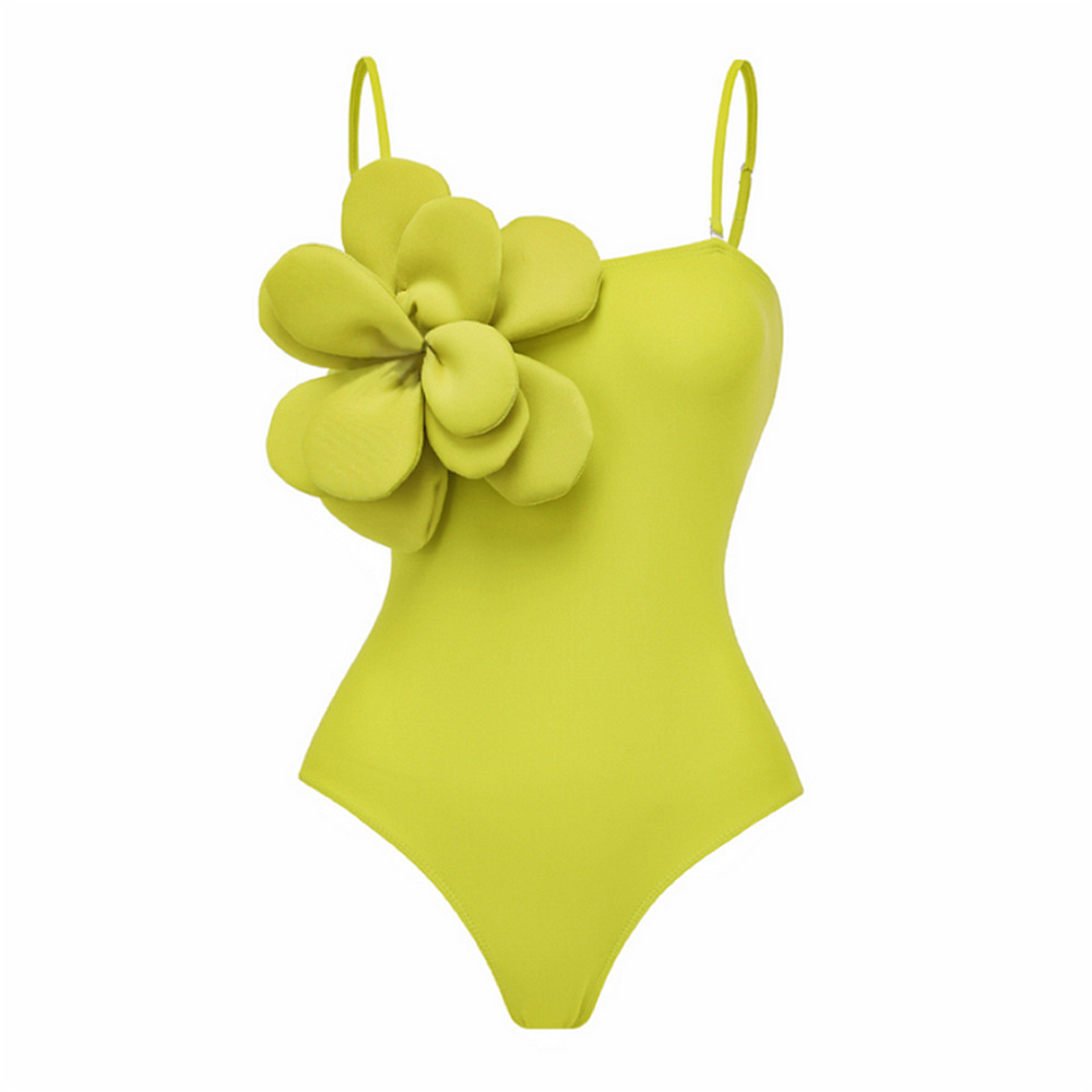 Women's Beach Modern Style Solid Color 2 Pieces Set One Piece Swimwear display picture 6