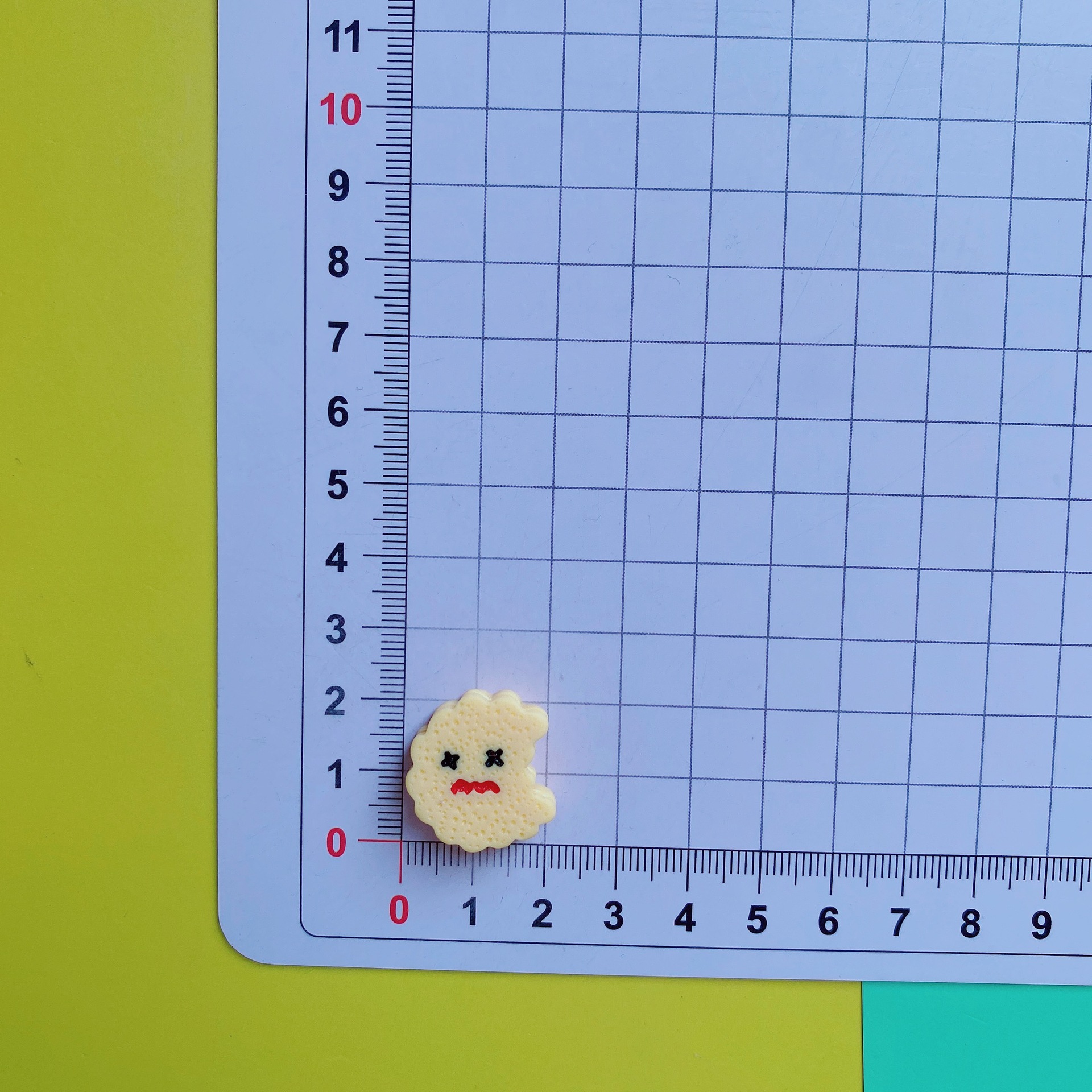 노란색 xx 눈 쿠키 (표현 쿠키 시리즈)