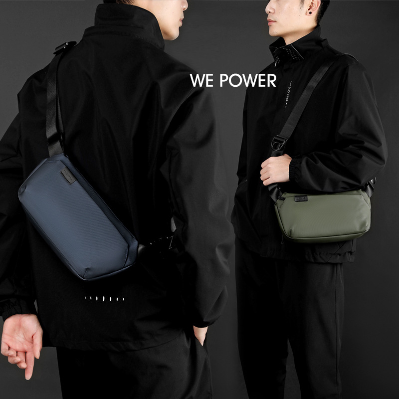 WEPOWER nuevo tipo de bolso ligero casual versátil bolso de hombro de moda de tendencia con capacidad de viento para montar bolso de pecho de viaje