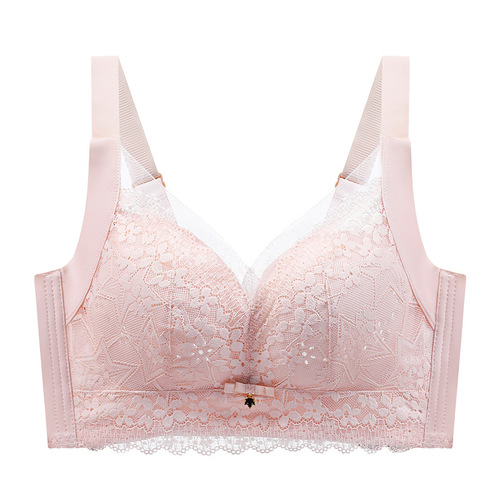  Spring Full Cup Breathable Underwear Large Size Adjustable Bra Thin Large Breasts Make Your Breasts Smaller Push Up Anti-Sagging Bra
