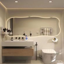 浴室镜智能镜异形发光镜高清镜子化妆镜网红镜子拍照卫生间镜子