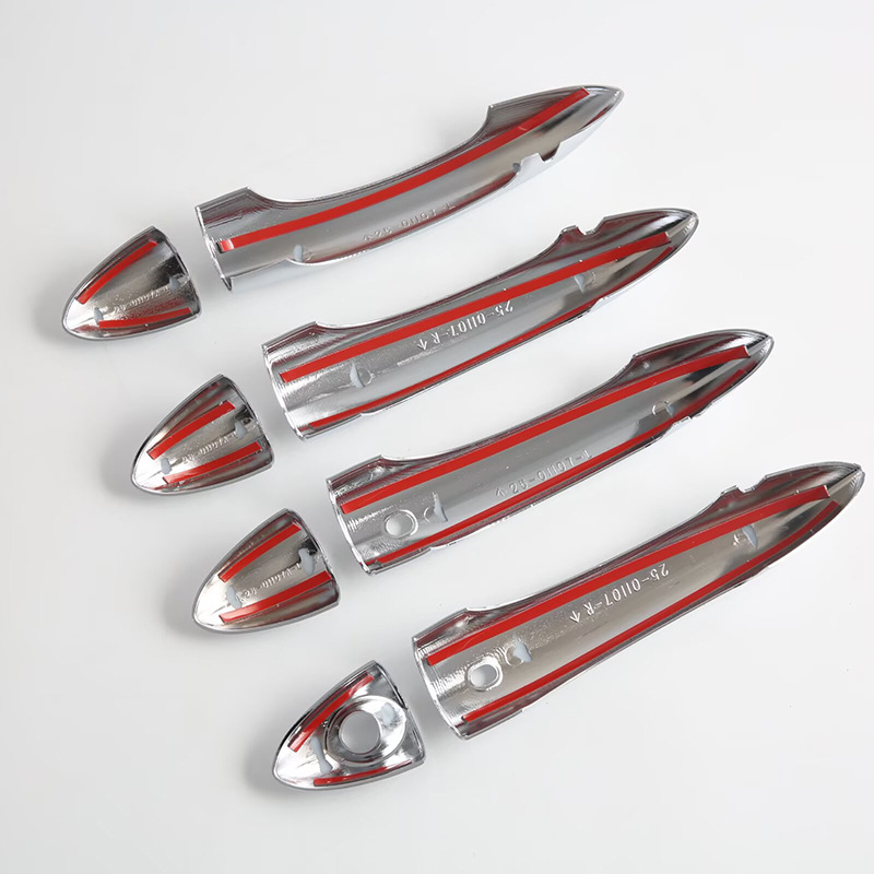 Suitable for Alfa Romeo Door Handle Exterior Car Decoration Accessories in Glossy Black Electroplating