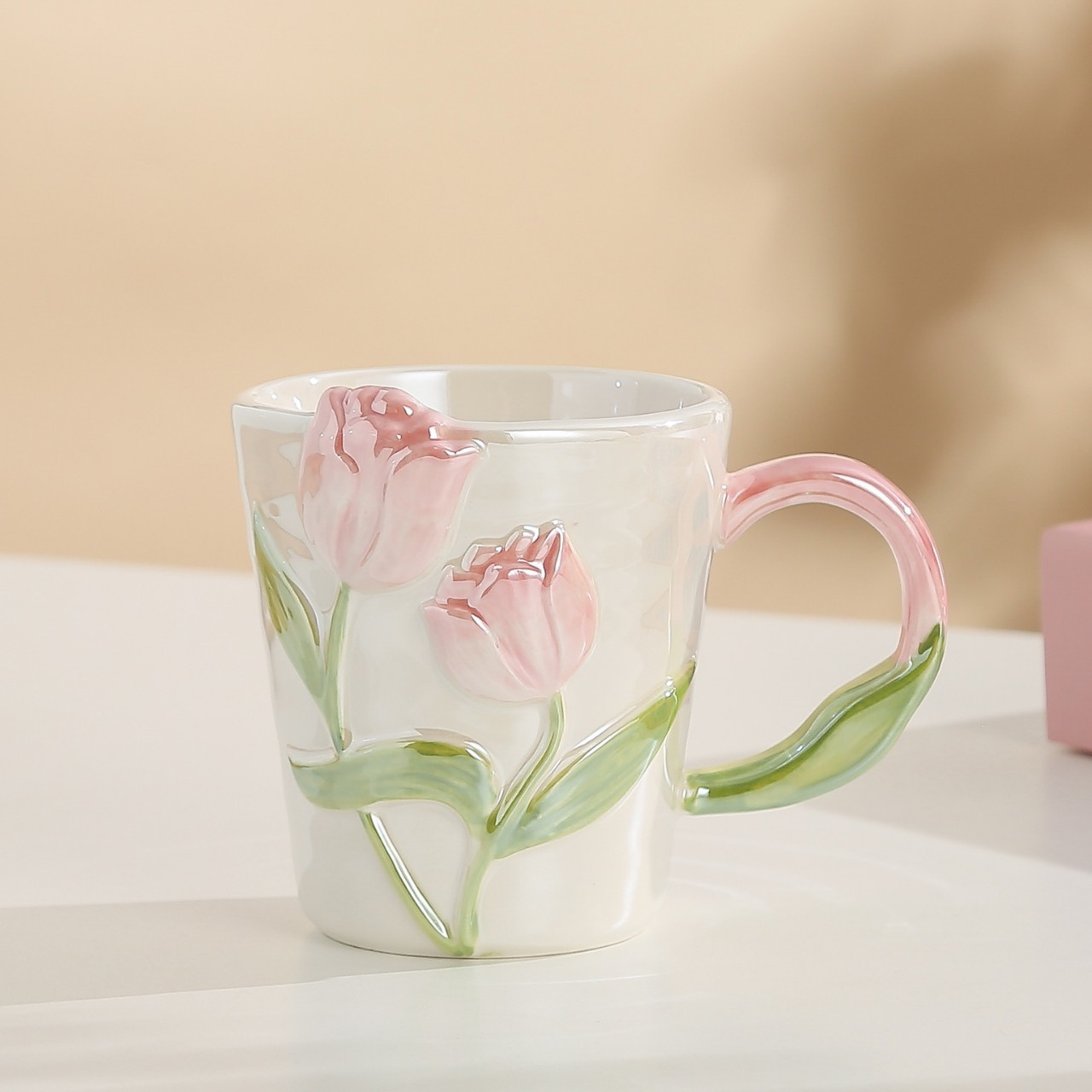 Pearl glaze pink