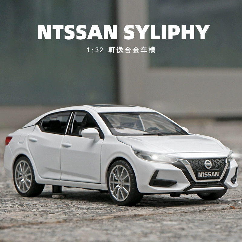 Simulation 1 to 32 Nissan Xuanyi alloy home car model decoration children's toy delivery car decoration
