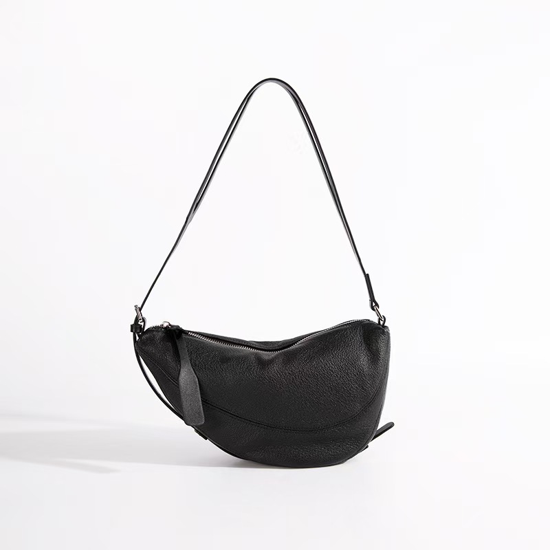 Designer New Yellow Soft Leather Dumpling Niche High End Versatile Shoulder And Crossbody Bag Lightweight Commuting_voghion.com