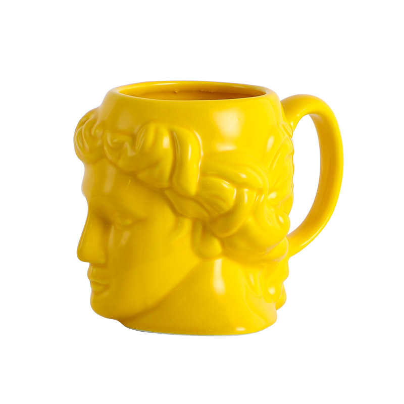 Diosa española Taza Apolo David Taza de cerámica Nórdica escultura Romana Taza taza de café taza de forma