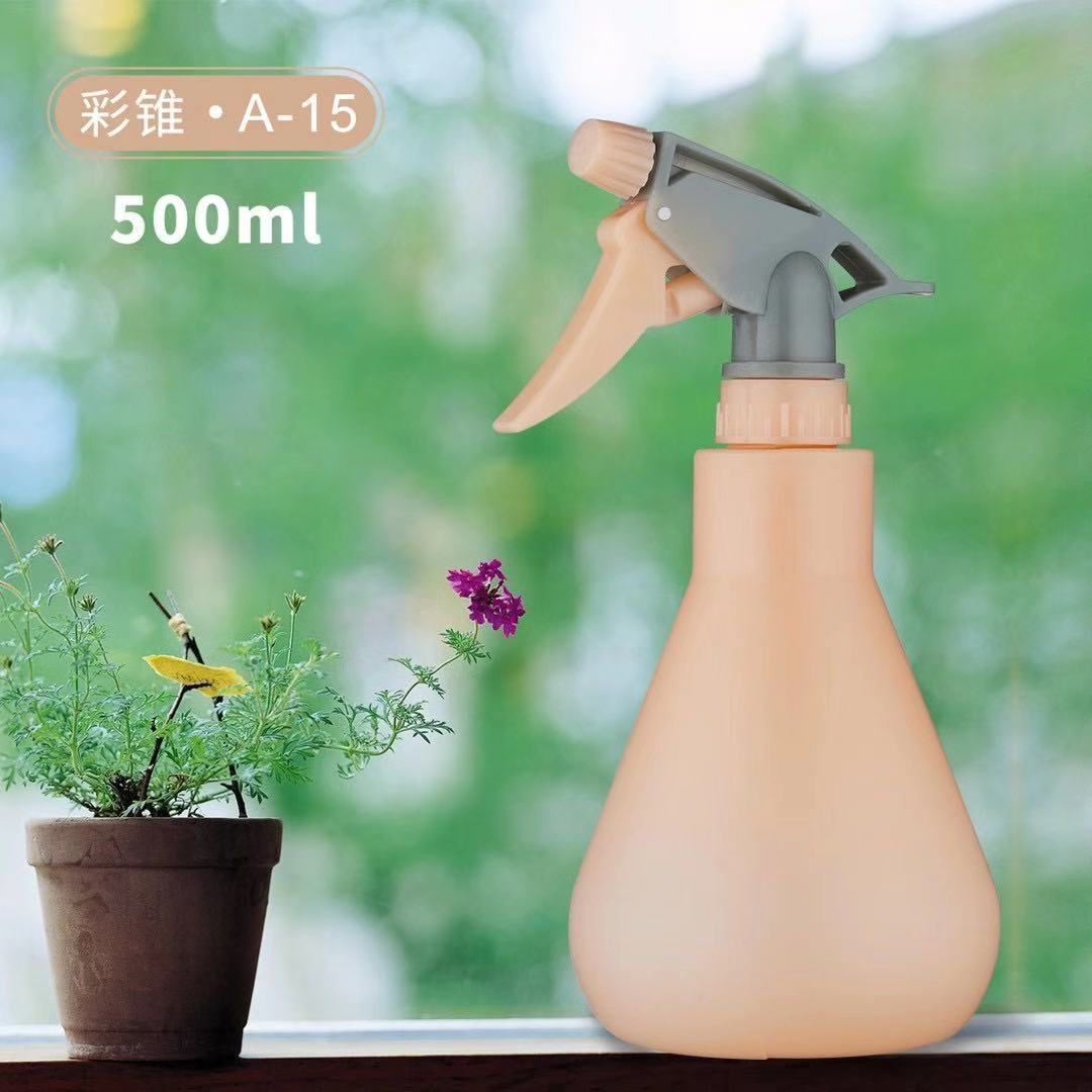 Huafeng A-15 Cone shaped Spray Pot Plastic Gardening Spray Pot Hand Button Watering Pot Hair Clipper Disinfection Spray Pot
