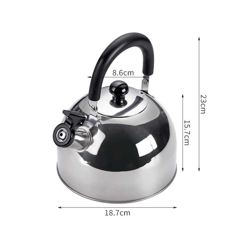 ステンレス鋼ケトルクロスボーダー平底家庭用ギフト半球タイプ明音平底電磁調理器ケトル湯沸かしポット