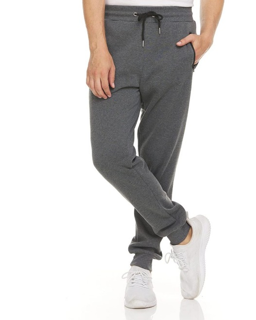 Pantalones deportivos para hombres de Amazon Pantalones de terciopelo casuales delgados con cremallera, pantalones de color sólido, pantalones para correr