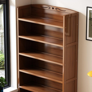 Student Bookshelf Storage Rack Floor-Standing Integrated Wall-Mounted Children's Simple Bookcase Space-Saving Table Multi-Layer Home Storage Rack