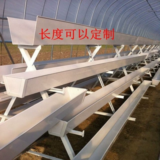 pvc草莓立体种植槽 A字型高架无土栽培槽育苗水培槽 草莓种植槽架