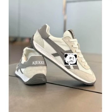 Мужская обувь 2024, весна-лето, новый стиль, дышащая, легкая, на мягкой подошве, удобная повседневная спортивная обувь на мягкой подошве, aj