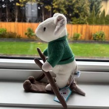 冬季新品jc可爱毛绒滑雪老鼠安抚毛绒玩具生日礼物