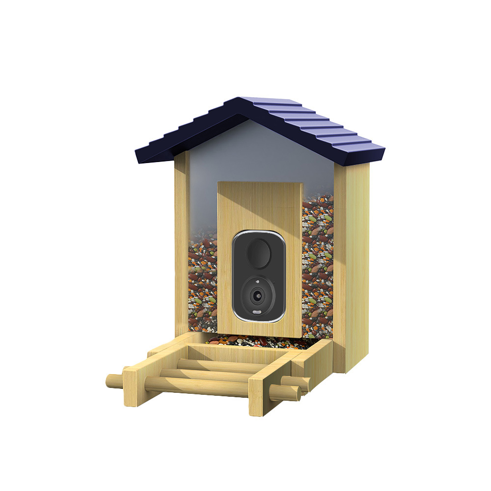 Amazon explosiva cámara de observación de aves inteligente al aire libre WiFi inalámbrico HD comedero para pájaros solar de baja potencia