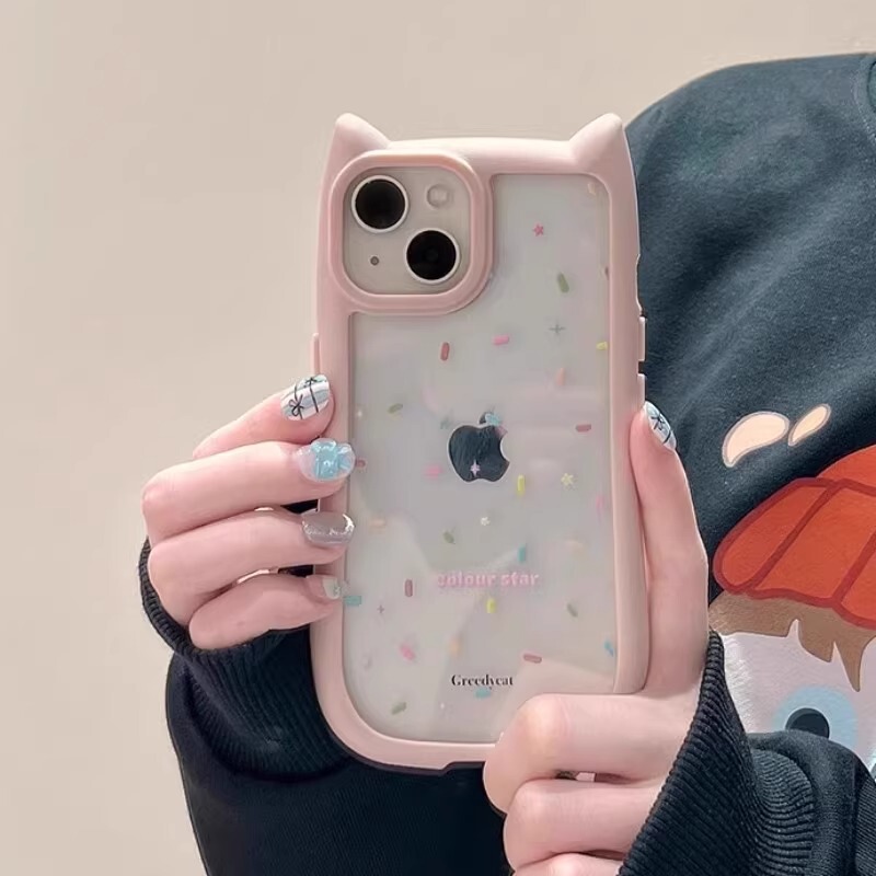 Iphone16 promaxカラーポイント保護カバー13アップル12フルスクリーンカラーポイント15携帯ケース14plus|undefined