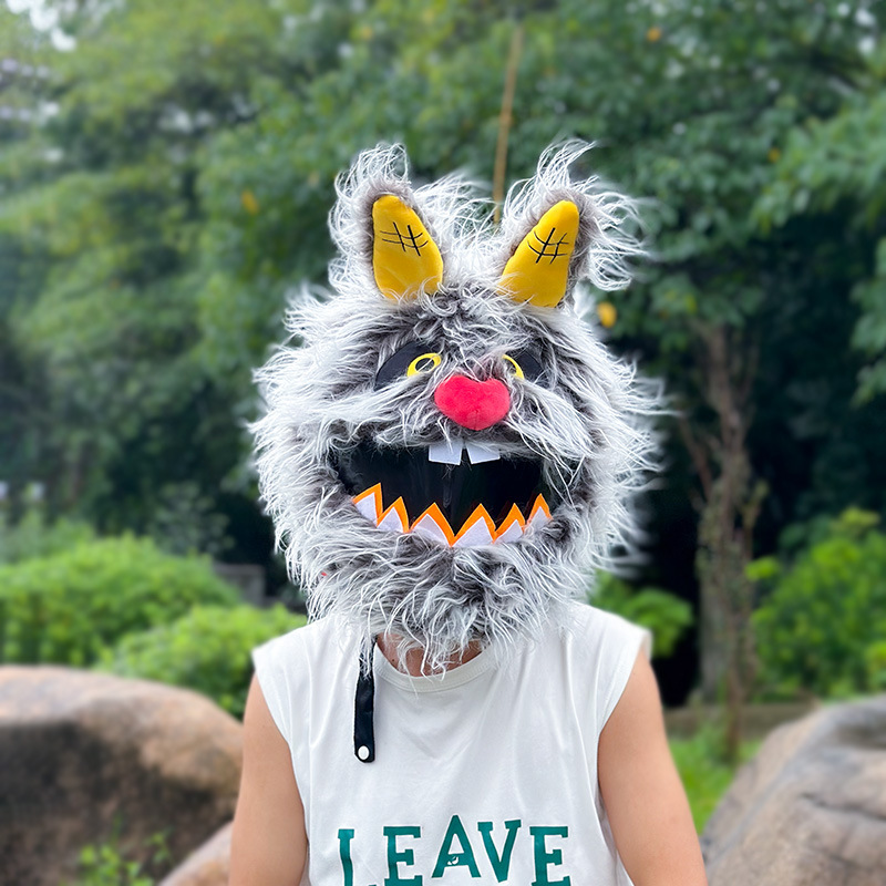 Cubierta de casco de motocicleta Cubierta de casco de felpa puntual Cubierta de casco completo Cubierta de casco de motocicleta Tacón de viento Moda de moda