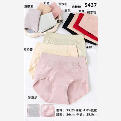 Jinbaijiao Women's Tummy Control and Hip Lifting Mid-High Waist Briefs Women's Briefs Shorts