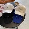 Korean Edition ins fashion Versatile letter leisure time white Baseball cap new pattern Big Head circumference Cap