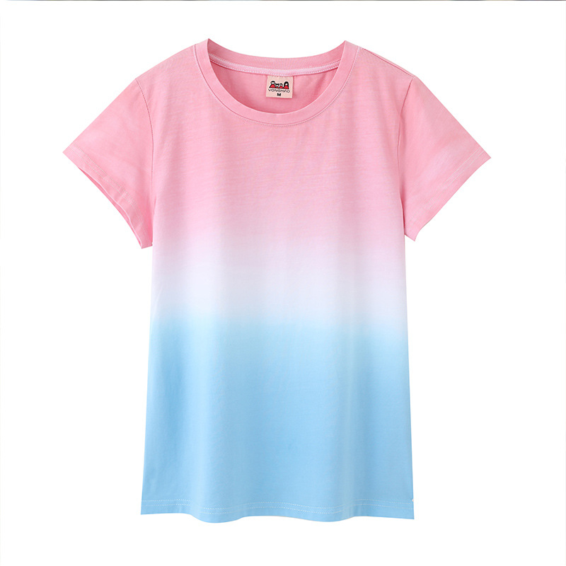 그라데이션 핑크 탑