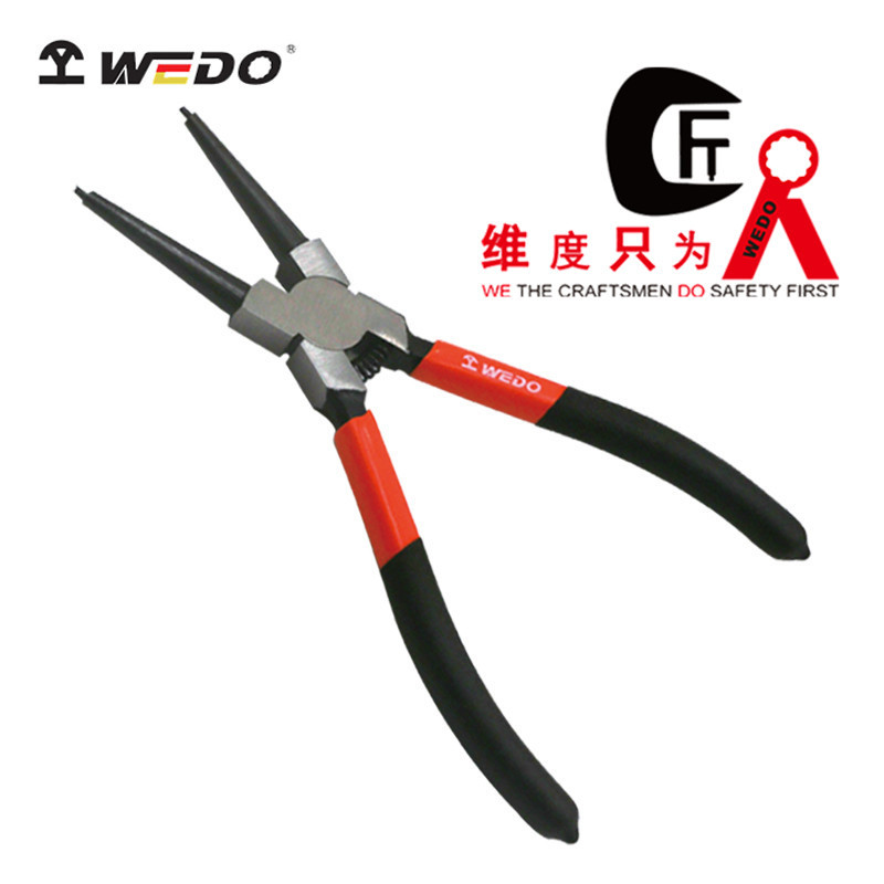WEDO维度工具穴用直口卡簧钳碳钢内卡簧钳夹持工具WD377