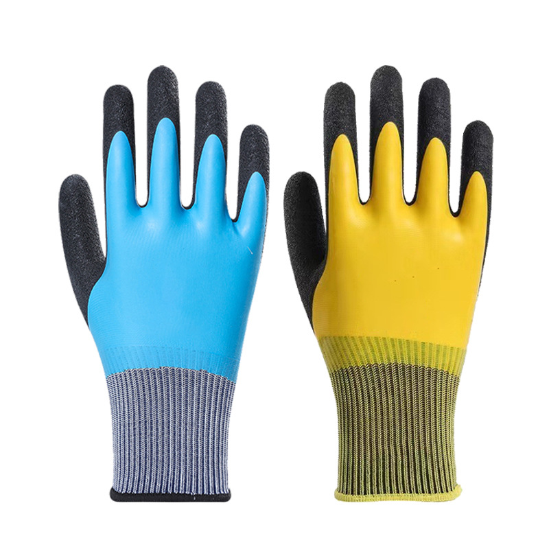 빈 섹션은 방수 이중 고무 장갑을 사용자 정의 할 수 있습니다