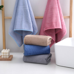 珊瑚絨毛巾吸水吸汗不掉毛柔軟舒適毛巾加厚洗臉巾速干廠家批發