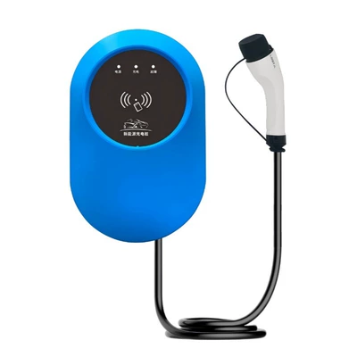 7Kw New Energy Charging Station for Home/Commercial Use, Smart Ac Charging Station with Qr Code and Card Swiping Charging Gun, 32A, Manufacturer (Elektrikli avtomobil şarj cihazları) - home-version-without-screen-plug-and-play