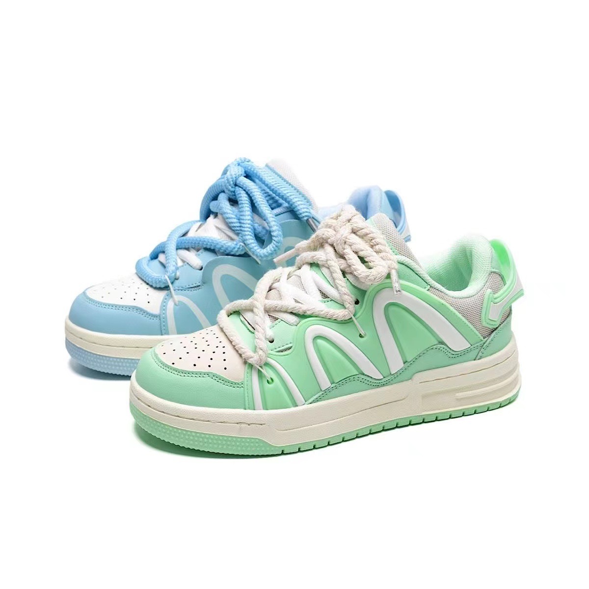 Nicho de diseño original dopamina Duck Duck skate zapatos de verano pareja zapatos deportivos de pan