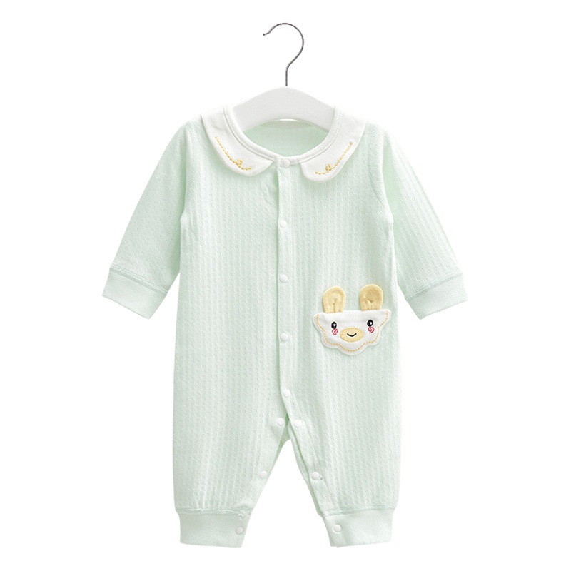 Mono para bebé de primavera y otoño, algodón puro, unisex, ropa para gatear, capa base fina, traje de otoño, pelele, ropa para recién nacido