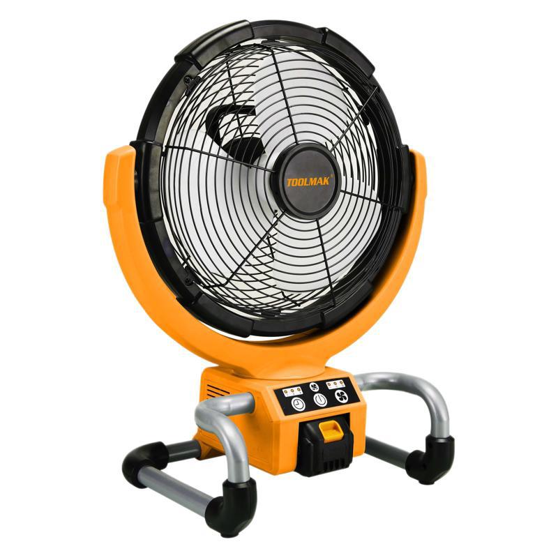 充电式电风扇户外锂电可调速大风力电风扇便携台式落地扇HMK22098