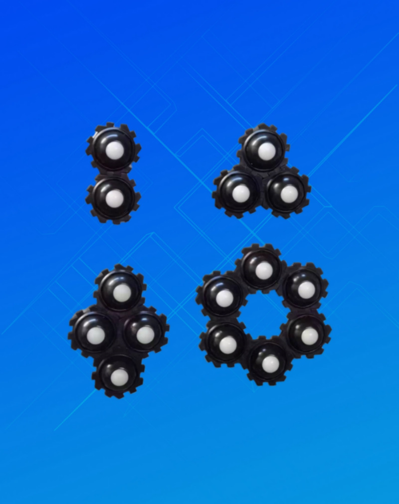 Nueva rueda universal sin punzonado y pegado rueda universal caja de almacenamiento caja de almacenamiento carro pequeño con bola polea universal