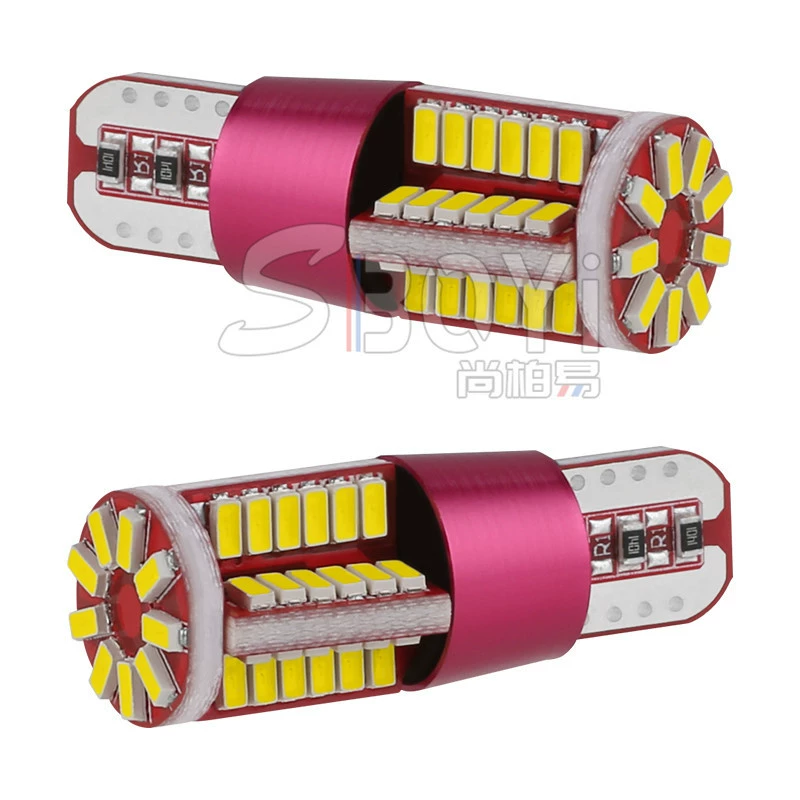 Оптовая продажа T10 3014 57smd декодирование Wudi LED дверное показывающее широкое световое освещение, новые яркие цвета