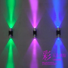 室内LED壁灯KTV走廊灯过道灯酒吧墙面装饰双头上下足浴清吧氛围灯