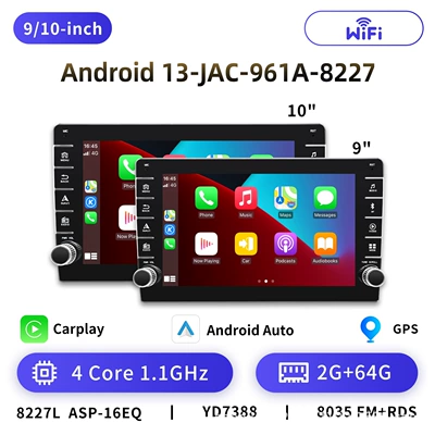 DVD Navigation central control large screen navigation - jac-android-13-2g64g-9inch