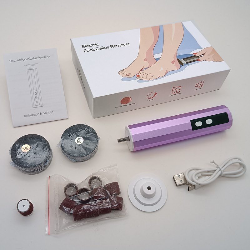 クロスボーダー無線電動足磨き器便利式新型爪修理器死皮多段階速度調整美足修理機|undefined