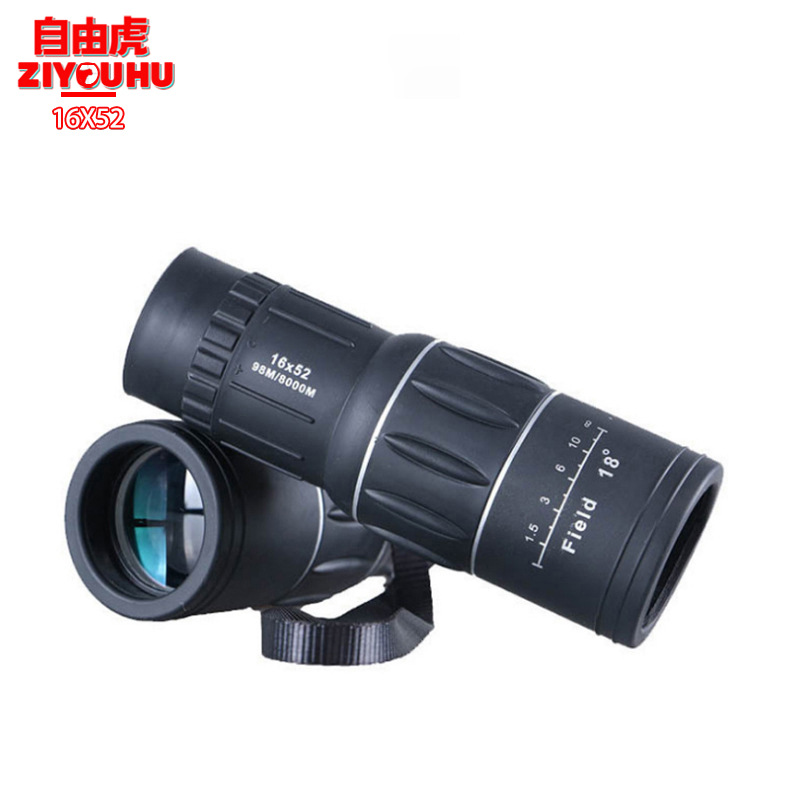 ZIYOUHU跨境单筒望远镜16x52户外手持观景演唱会支持一件代发