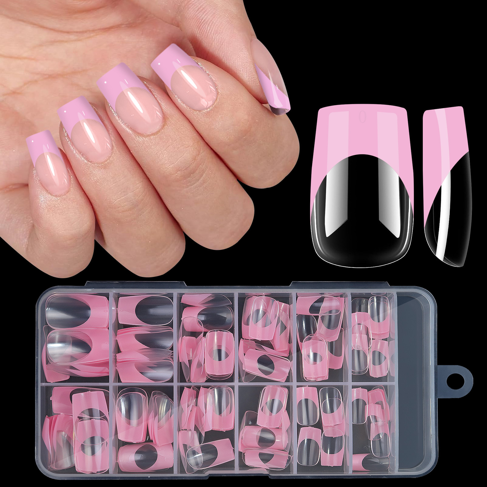 Style Simple Couleur Unie Plastique Ongles Correctifs display picture 11