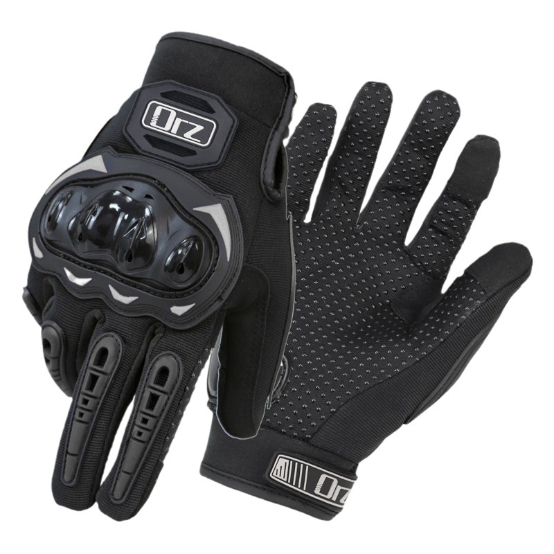 Guantes de la pantalla táctil de la motocicleta Orz verano montar hombres y mujeres de fibra de carbono resistente a las caídas Four Seasons motocicleta Knight equipo Primavera