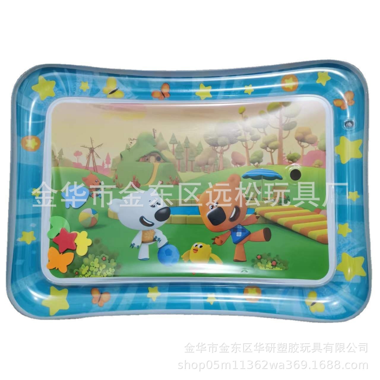 Cojín de palmaditas inflable para niños transfronterizos de Amazon Cojín de agua de palmaditas para bebés engrosado Cojín de juguete de palmaditas para bebés al por mayor