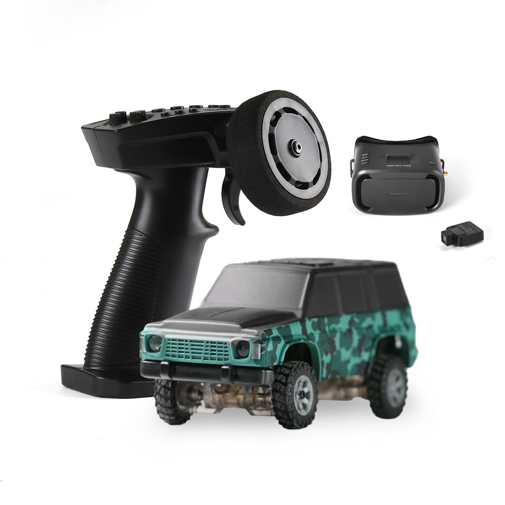 SNICLOワイヤレス没入FPVリモコンカーRC四駆クライミングカーおもちゃ男の子オフロード車1:64カメラ