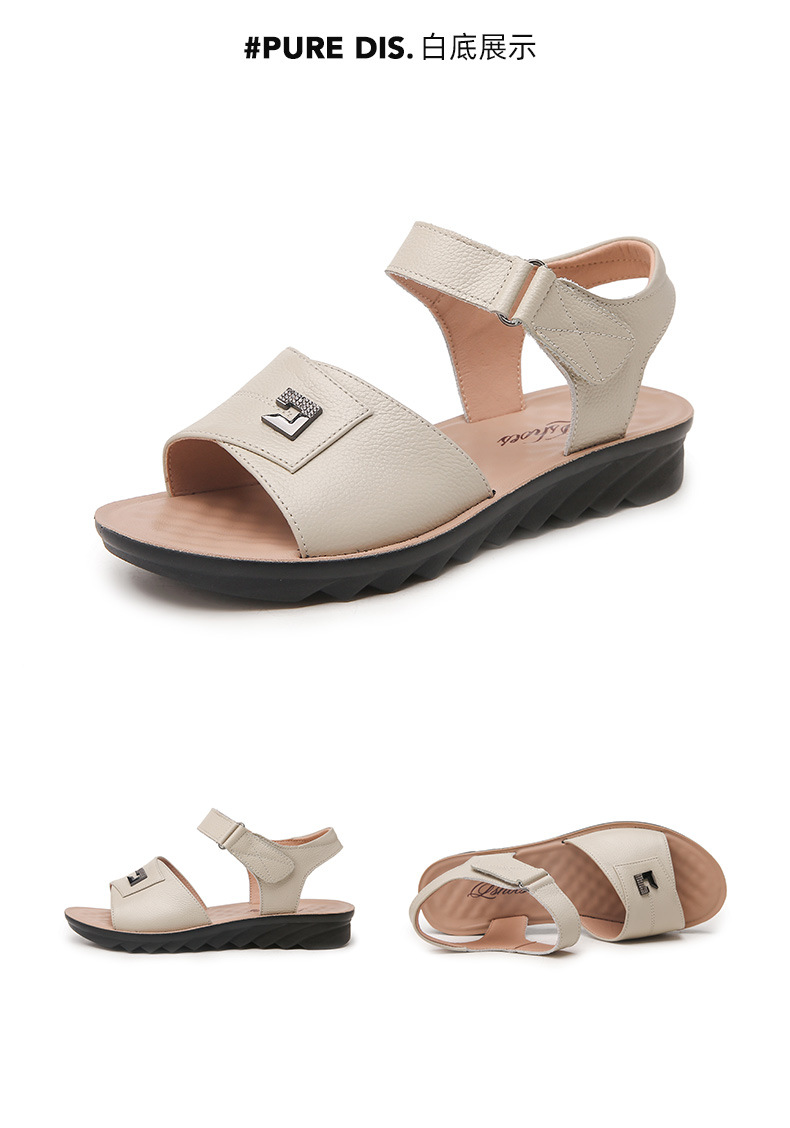 C4723 1050K GIÀY DÉP SANDAL NỮ RUITDT BIG SIZE NGOẠI CỠ ĐẾ MỀM MÙA HÈ TRUNG NIÊN MA SÁT CHỐNG TRƯỢT GIÀY DÉP NỮ DA BÒ G03 SẢN PHẨM MỚI