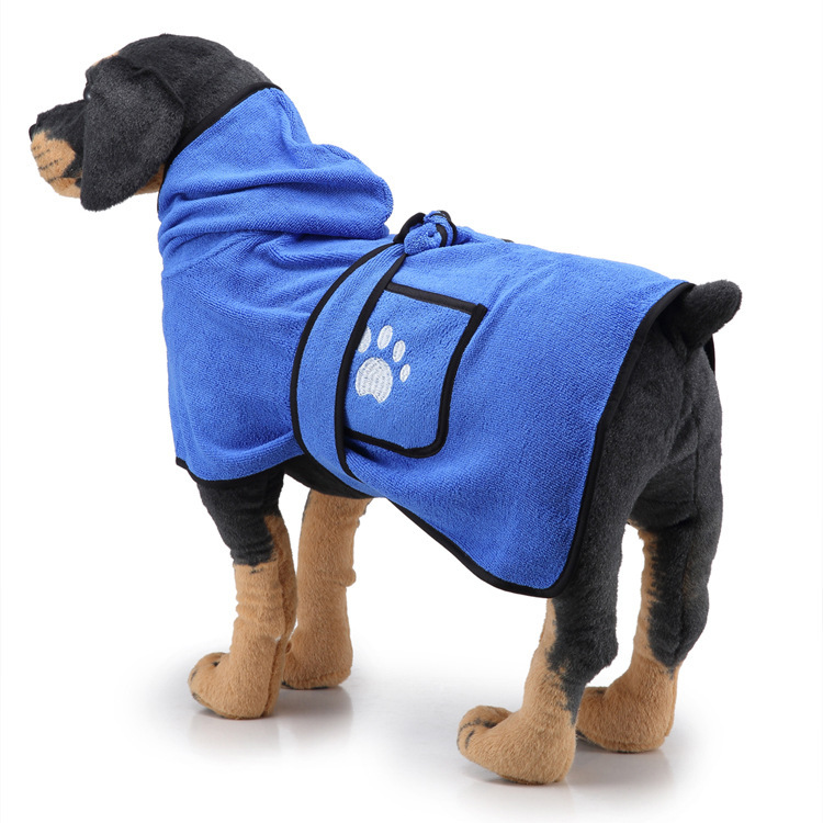 Universal Absorbent Dog Bathrobe And Pet Towel Blanket For Dogs_voghion.com