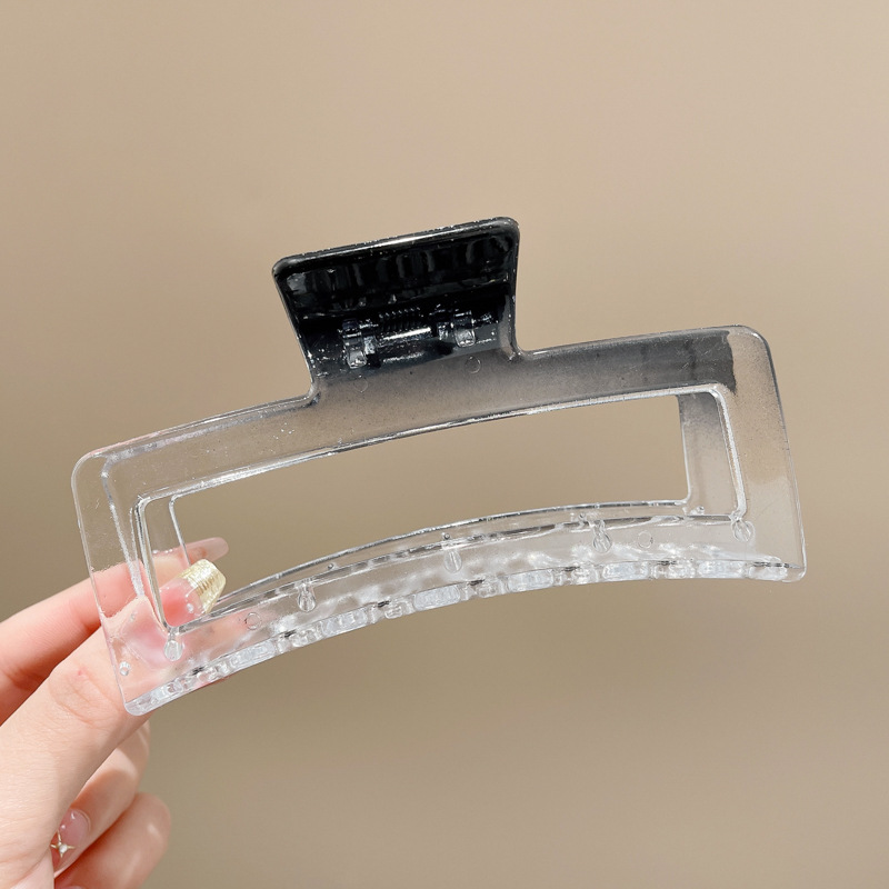 Pinza de agarre simple y versátil de temperamento, clip de tiburón grande, horquilla, pinza para el cabello de alta calidad para mujer, clip para el cabello en la parte posterior de la cabeza, accesorios para el cabello al por mayor