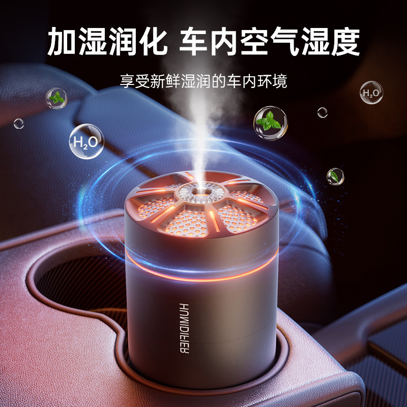跨境爆款炫彩静音加湿器 便携大喷雾多彩氛围灯帐篷USB加湿器保湿|undefined