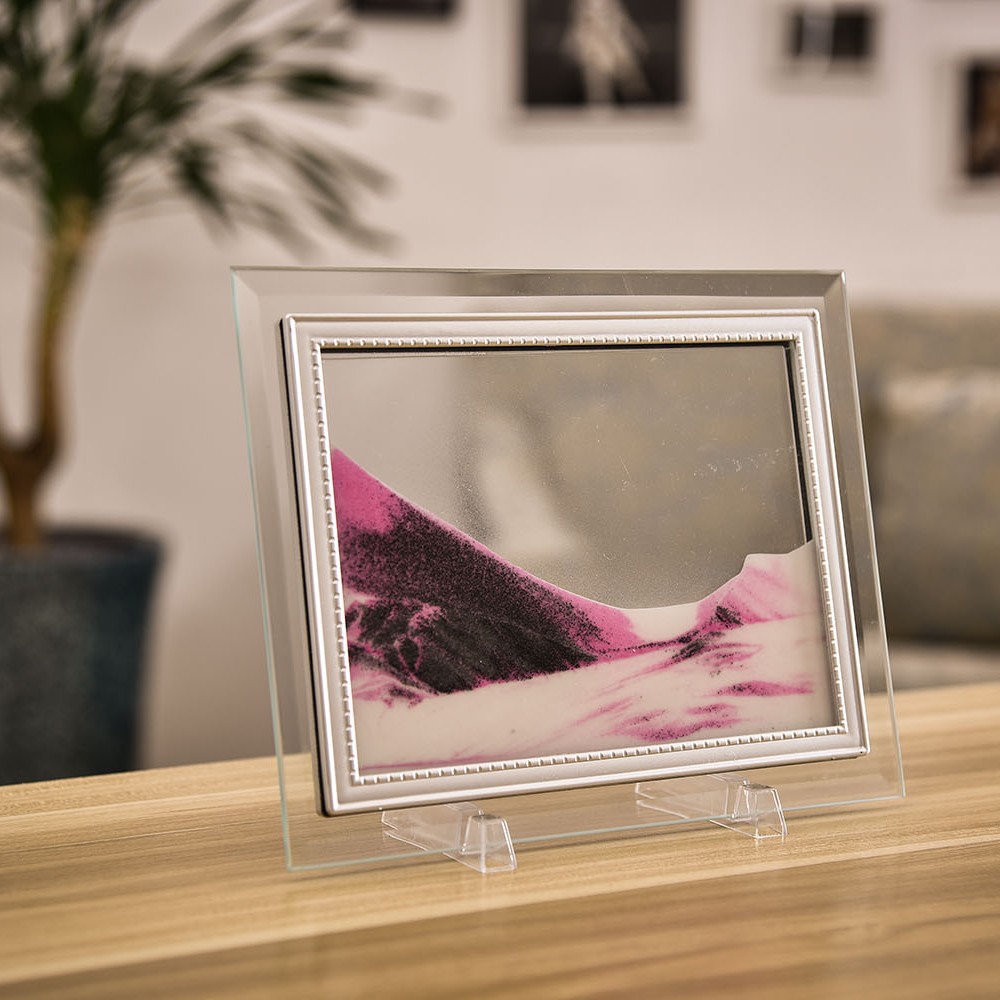 7 дюймов черно -белого порошка