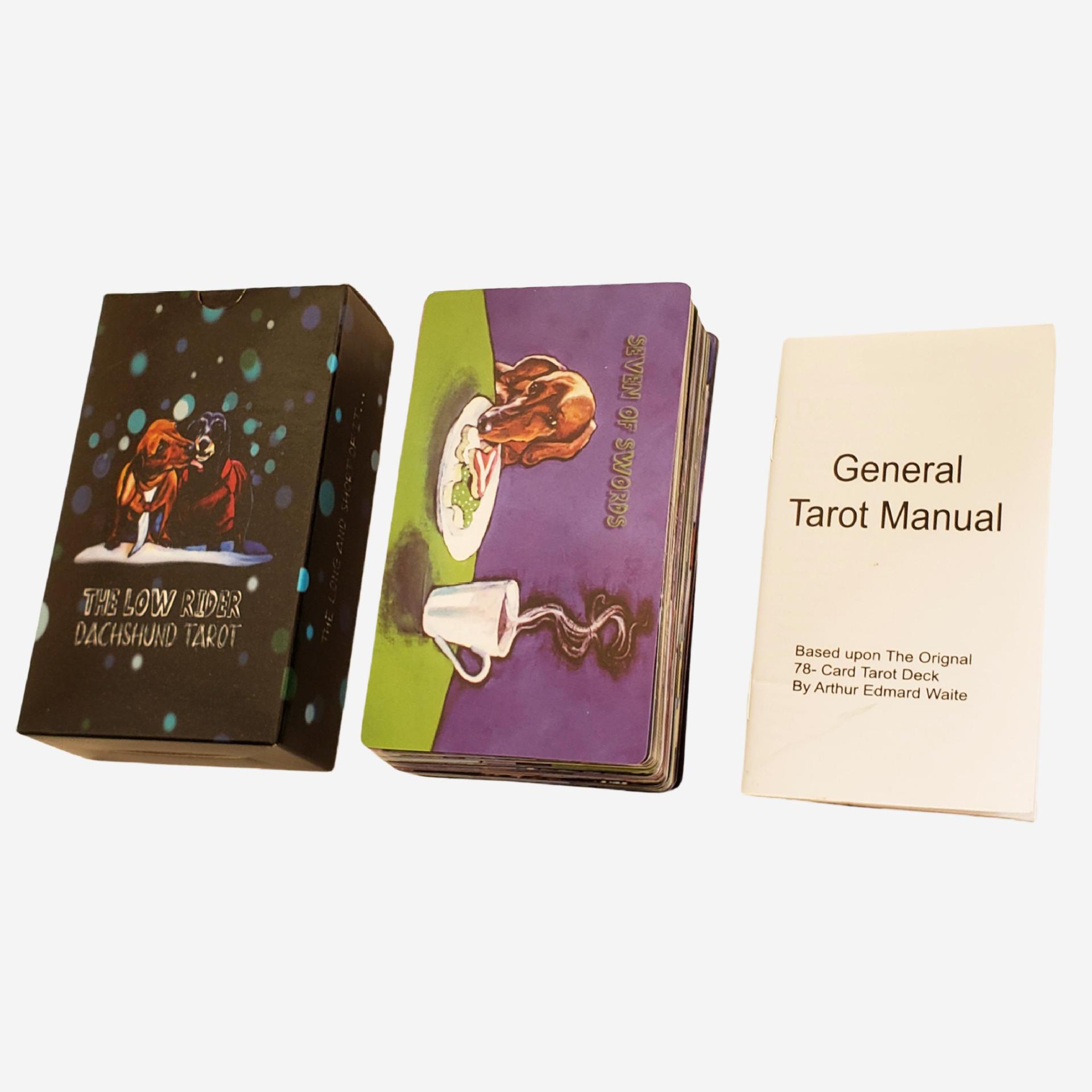 Dachshund Tarot Cards Party Games For Card Games Enthusiasts_voghion.com