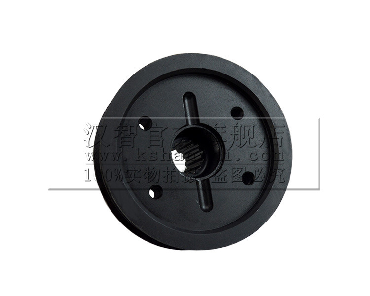 Carrileta elevadora bomba hidráulica bandeja de correa 16211 - 30610 - 71 para Toyota 7FD accesorios de carretilla elevadora brida de ranura múltiple
