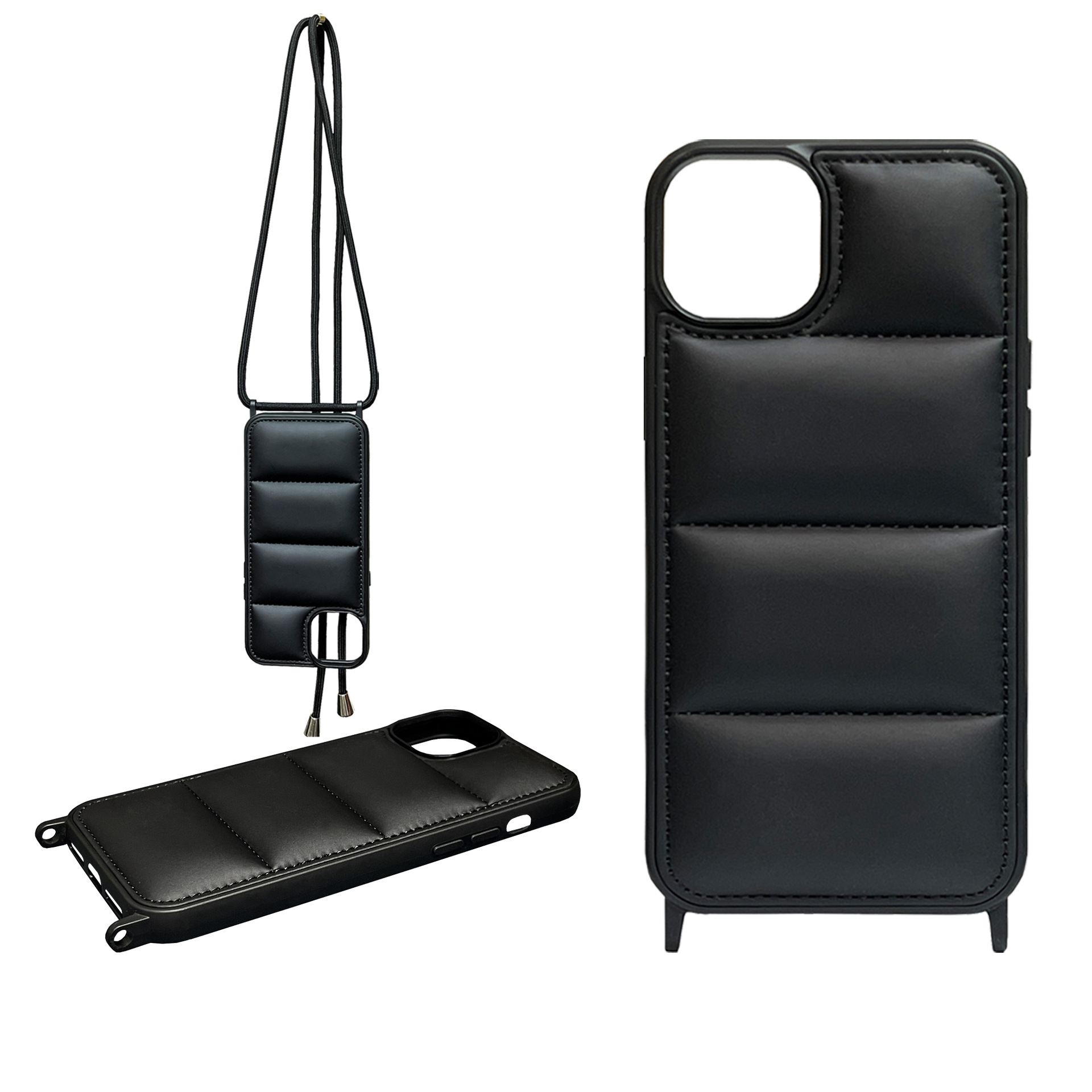 Chaqueta de plumón con cordón para teléfono móvil para Apple iphone11/12/13/14/15/16 pro max