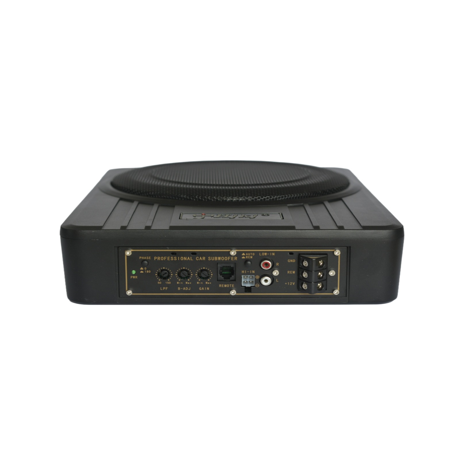 Car Audio 12V 10inch Ultra-Thin Subwoofer High-Power Car Audio Modification Small Steel Cannon Pure Bass Speaker