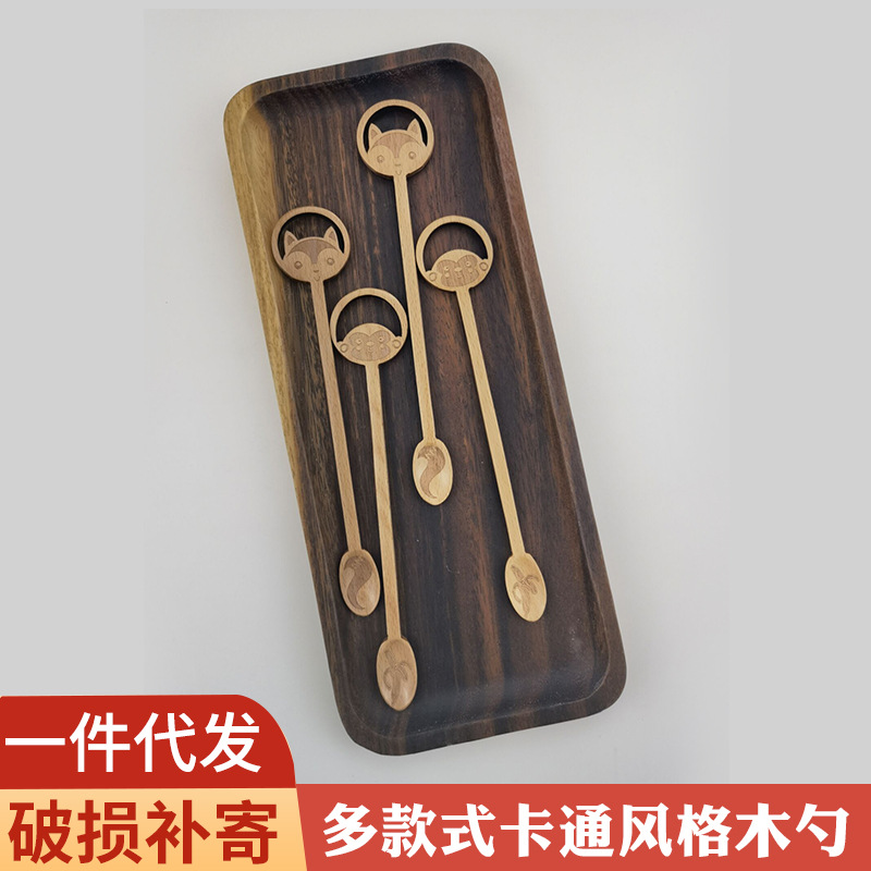 Japanese cartoon handheld spoon for adults
